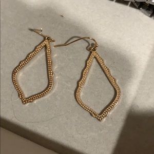 Kendra Scott rose gold mini earrings